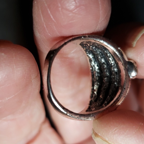 Silver plated treble ring - Picture 2 of 2